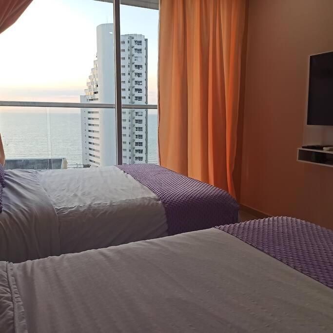 Acogedor Apto Con Vista Al Mar Apartamento *